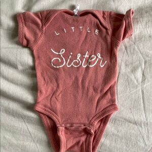 Little Sister onesie